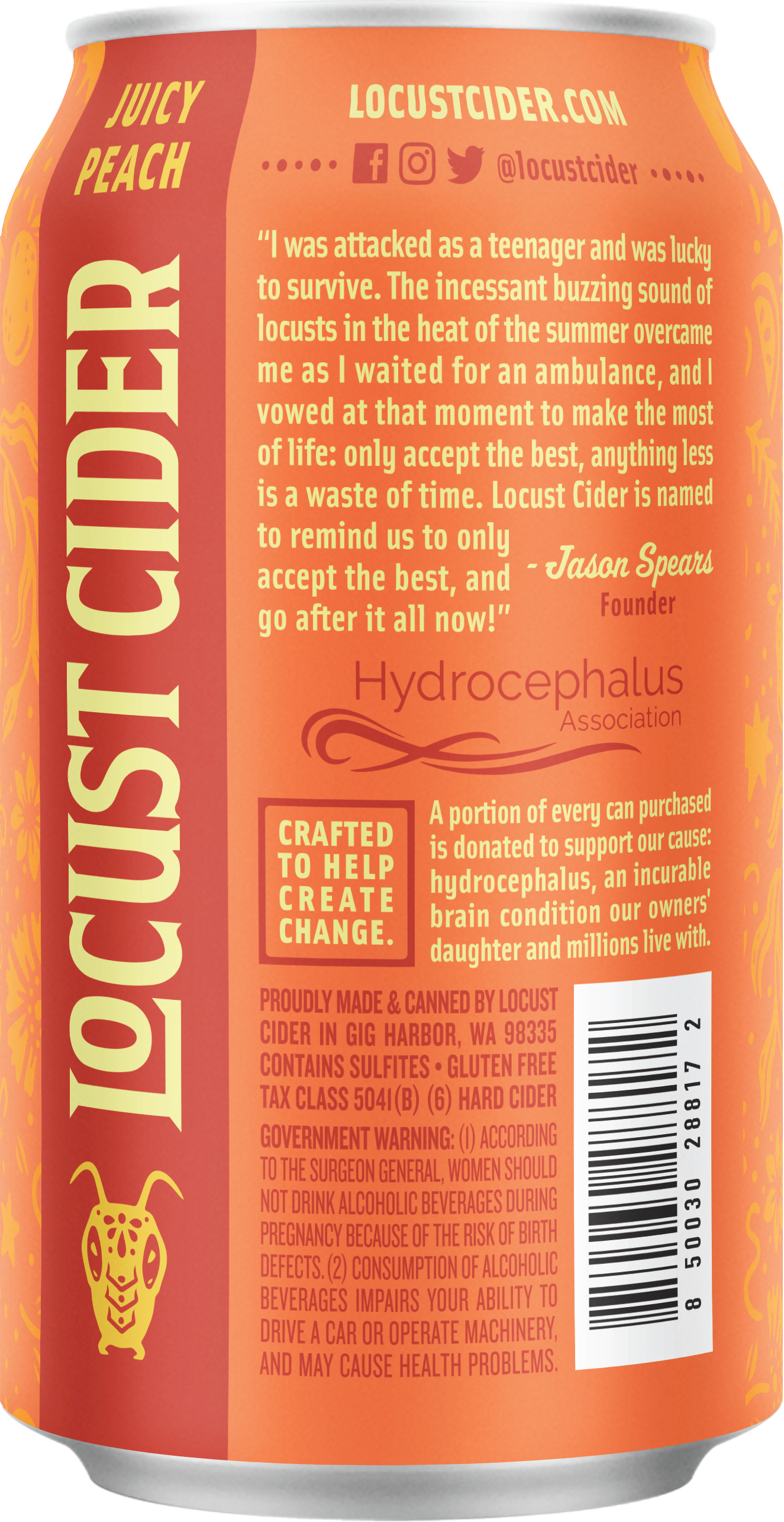 Juicy Peach Hard Cider — Locust Cider